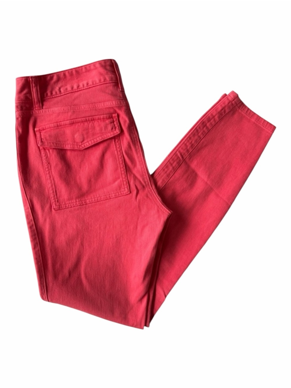 ✅ NWT Vineyard Vines Coral Red Utility skinny Pants size 4